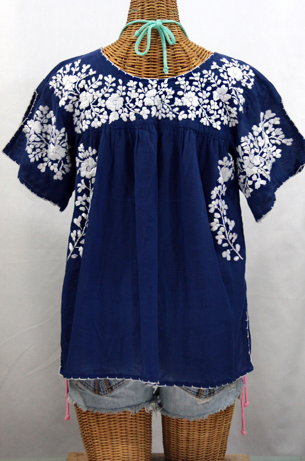 authentic mexican embroidered blouse