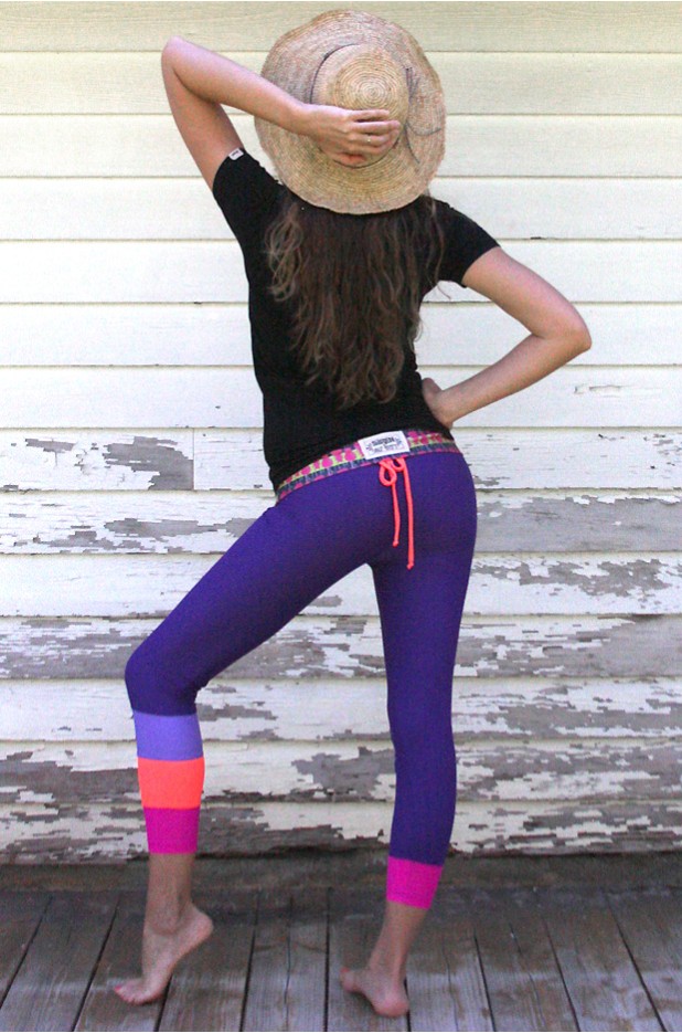 SIREN x Salt Gypsy Surf SUP Yoga Leggings - Grape Colada