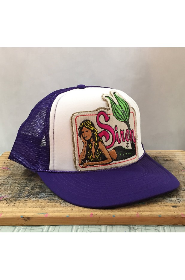 Trucker's Hat with Siren's Mermaid Logo Patch