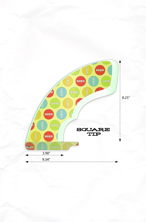 Siren "Square Tip" SUP Fin